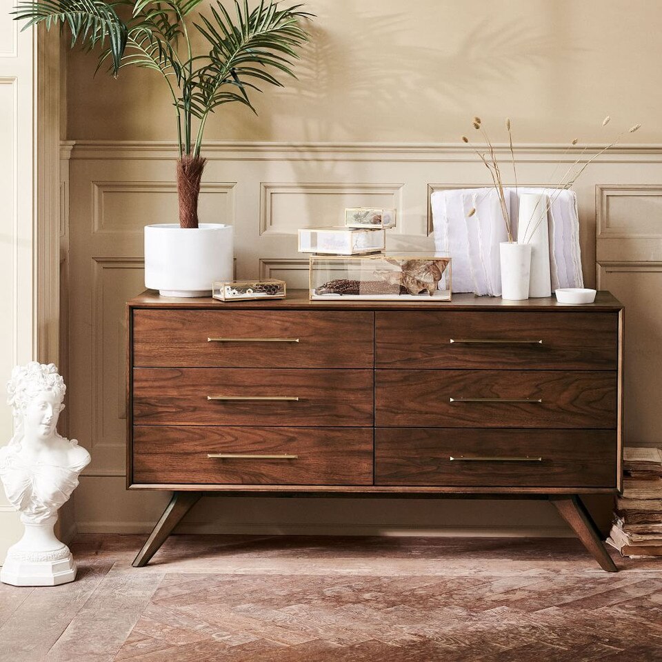 Wright 6Drawer Dresser (152 cm) West Elm Australia